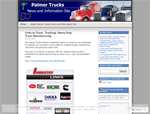 Tablet Screenshot of palmertrucks.wordpress.com