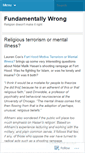 Mobile Screenshot of fundamentallywrong.wordpress.com