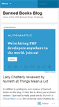 Mobile Screenshot of bannedbookschallenge.wordpress.com