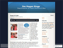 Tablet Screenshot of jimhogansings.wordpress.com
