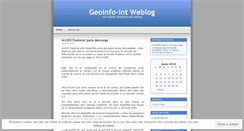 Desktop Screenshot of geoinfosa.wordpress.com