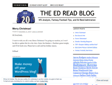Tablet Screenshot of edread.wordpress.com