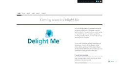 Desktop Screenshot of delightmenow.wordpress.com