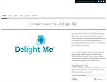 Tablet Screenshot of delightmenow.wordpress.com