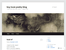 Tablet Screenshot of boylouie.wordpress.com