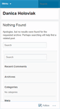 Mobile Screenshot of danicaholoviak.wordpress.com