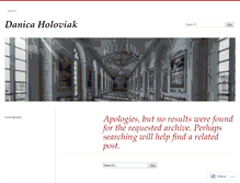Tablet Screenshot of danicaholoviak.wordpress.com
