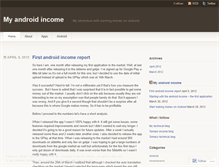Tablet Screenshot of myandroidincome.wordpress.com