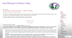 Desktop Screenshot of deafbilingualcoalition.wordpress.com