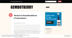 Desktop Screenshot of gembotberry.wordpress.com