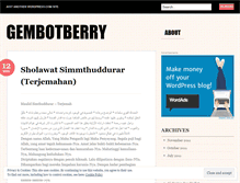 Tablet Screenshot of gembotberry.wordpress.com