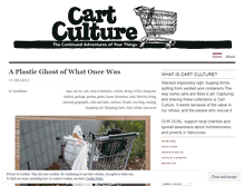 Tablet Screenshot of cartculture.wordpress.com