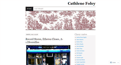 Desktop Screenshot of cathlenefoley.wordpress.com