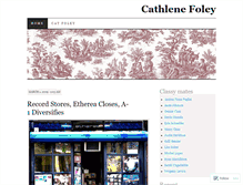Tablet Screenshot of cathlenefoley.wordpress.com