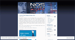 Desktop Screenshot of nosastranights.wordpress.com