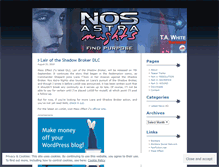 Tablet Screenshot of nosastranights.wordpress.com