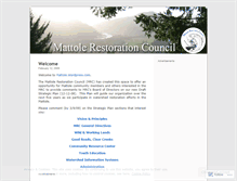 Tablet Screenshot of mattole.wordpress.com