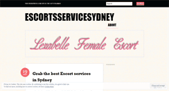 Desktop Screenshot of escortsservicesydney.wordpress.com