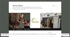 Desktop Screenshot of garayomoda.wordpress.com