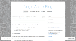 Desktop Screenshot of negruandrei.wordpress.com