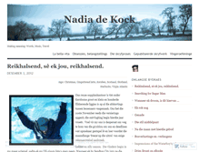 Tablet Screenshot of nadiadekock.wordpress.com