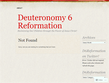 Tablet Screenshot of d6reformation.wordpress.com
