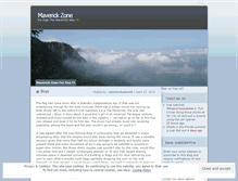 Tablet Screenshot of maverickatwork.wordpress.com