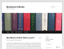 Tablet Screenshot of bookwormzbooks.wordpress.com