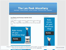 Tablet Screenshot of lespook.wordpress.com