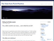 Tablet Screenshot of pointpositive.wordpress.com