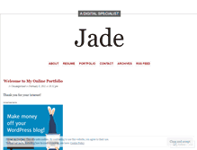 Tablet Screenshot of jadejok.wordpress.com