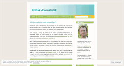 Desktop Screenshot of kritiskjournalistik.wordpress.com