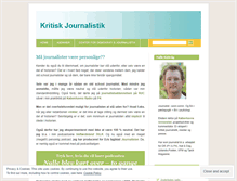 Tablet Screenshot of kritiskjournalistik.wordpress.com