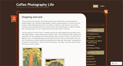 Desktop Screenshot of coffeephotographylife.wordpress.com