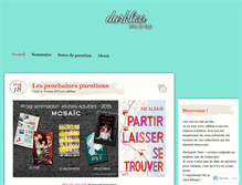 Tablet Screenshot of darkissharlequin.wordpress.com