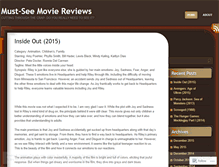 Tablet Screenshot of mustseemoviereviews.wordpress.com