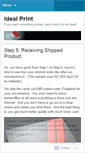 Mobile Screenshot of idealprint.wordpress.com