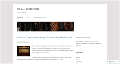 Desktop Screenshot of concertinablog.wordpress.com