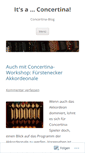 Mobile Screenshot of concertinablog.wordpress.com