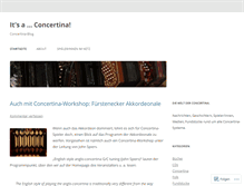 Tablet Screenshot of concertinablog.wordpress.com