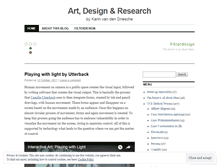 Tablet Screenshot of filterdesign.wordpress.com