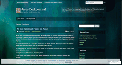 Desktop Screenshot of jesusdeck.wordpress.com