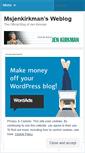 Mobile Screenshot of msjenkirkman.wordpress.com