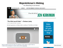 Tablet Screenshot of msjenkirkman.wordpress.com