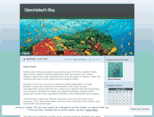 Tablet Screenshot of djeecintalaut.wordpress.com
