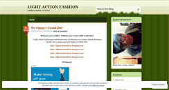 Desktop Screenshot of lightactionfashion.wordpress.com