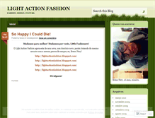 Tablet Screenshot of lightactionfashion.wordpress.com