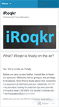Mobile Screenshot of iroqkr.wordpress.com