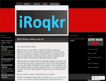 Tablet Screenshot of iroqkr.wordpress.com