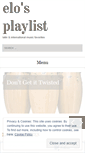 Mobile Screenshot of elosplaylist.wordpress.com